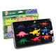 Dinosaur Shaped Crayon Set 9 Colors